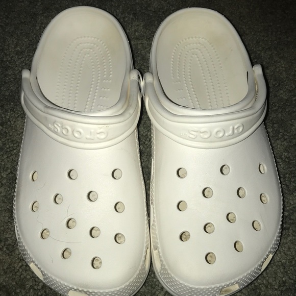 white crocs dirty